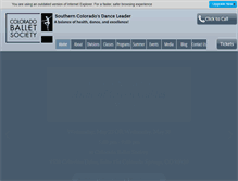 Tablet Screenshot of danceinthesprings.com